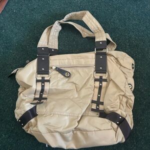 GAP Cream and Brown Coachella Style Bag